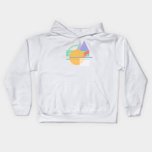 Geometric pastel cute modern abstract Kids Hoodie